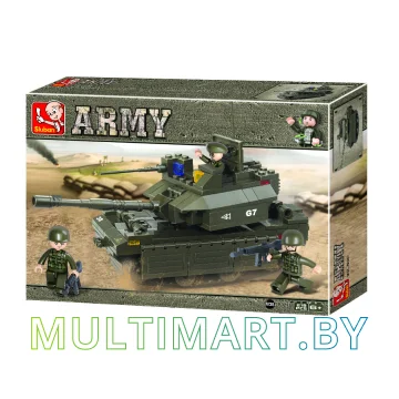 Конструктор Sluban M38-B0287 Танк Абрамс (219 деталей)